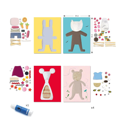 Collages for Little Ones Craft Kit Djeco Lil Tulips
