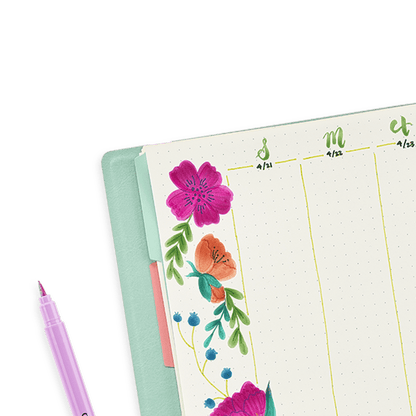 Color Lustre Metallic Brush Markers OOLY Lil Tulips
