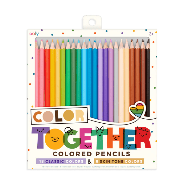 Color Together Colored Pencils - Set of 24 OOLY Lil Tulips
