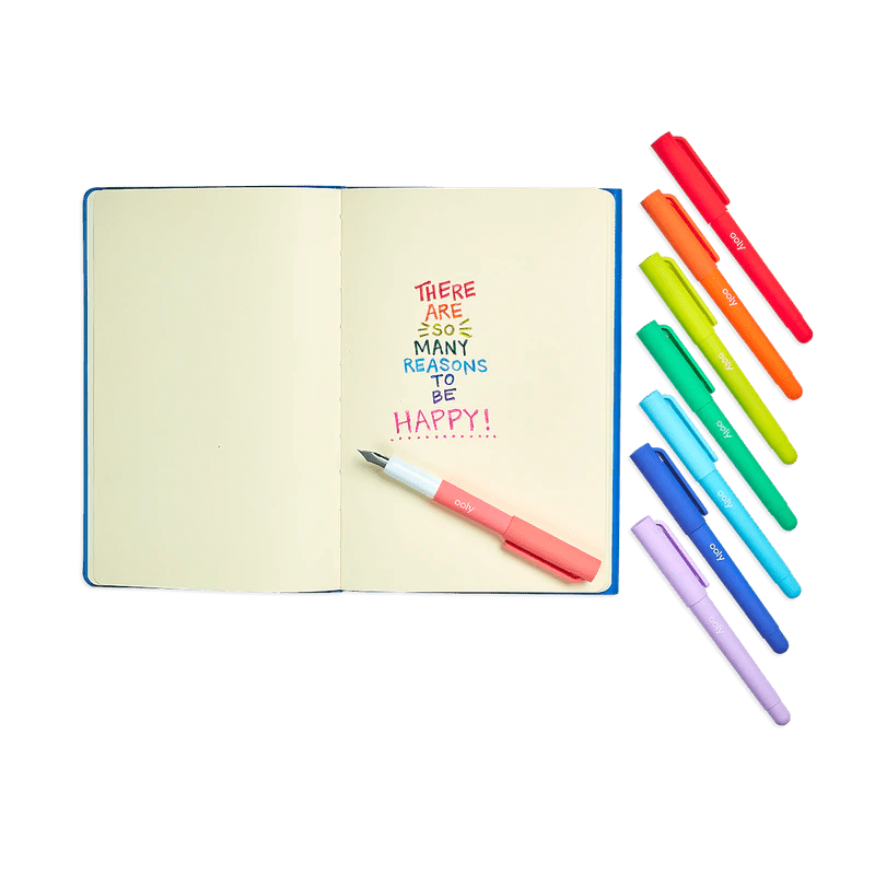 Color Write Fountain Pens - Set of 8 OOLY Lil Tulips