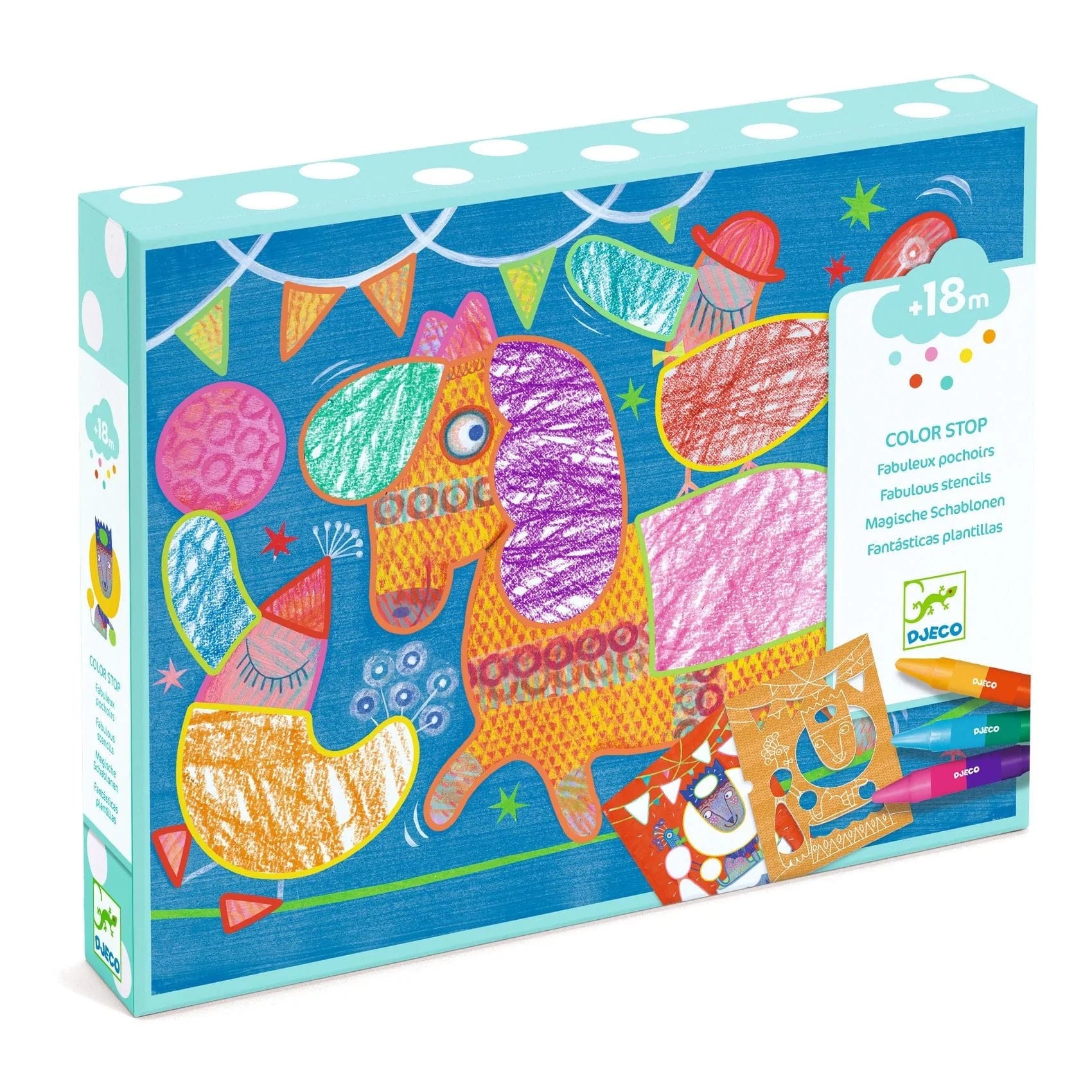 Colorful Circus Coloring Djeco Lil Tulips