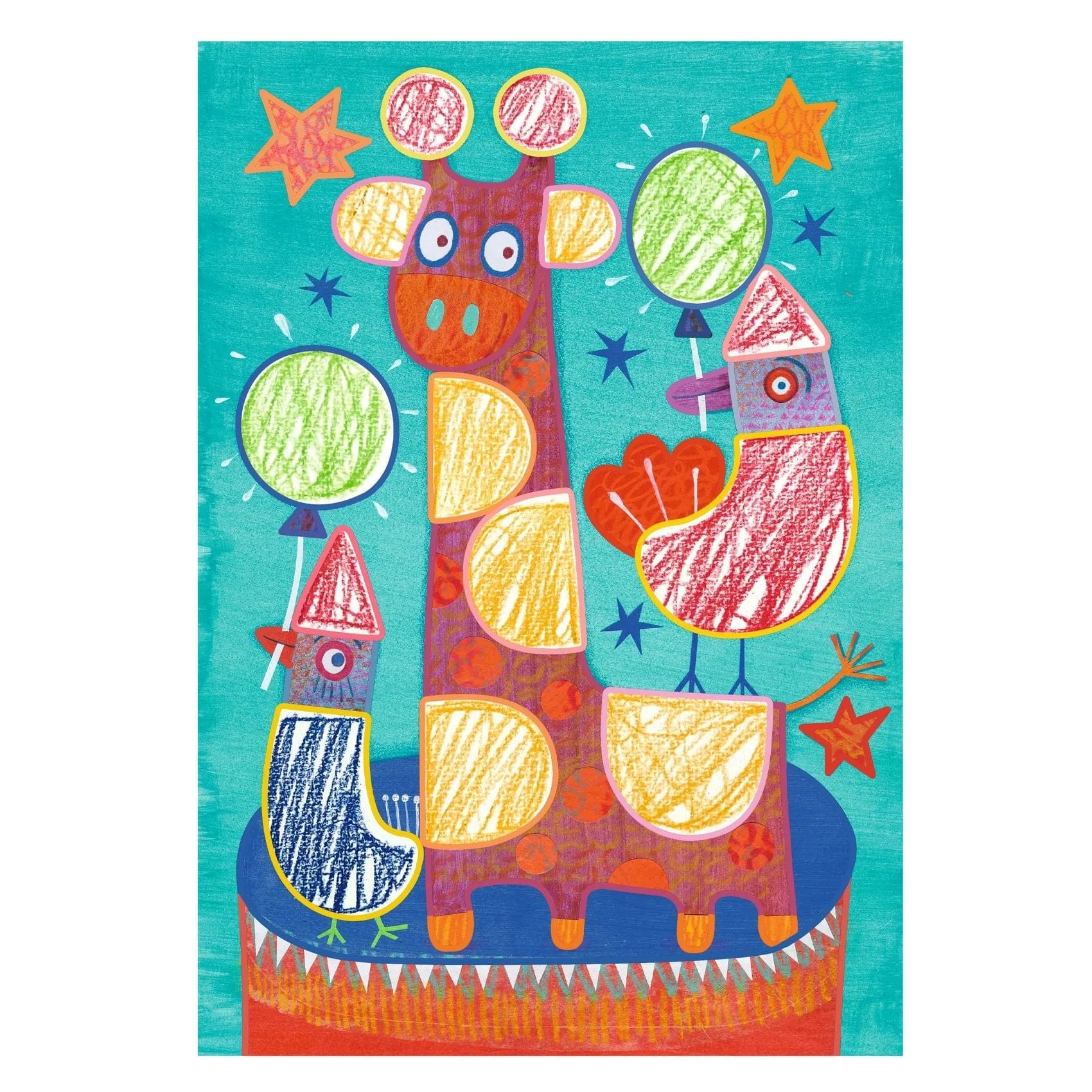 Colorful Circus Coloring Djeco Lil Tulips