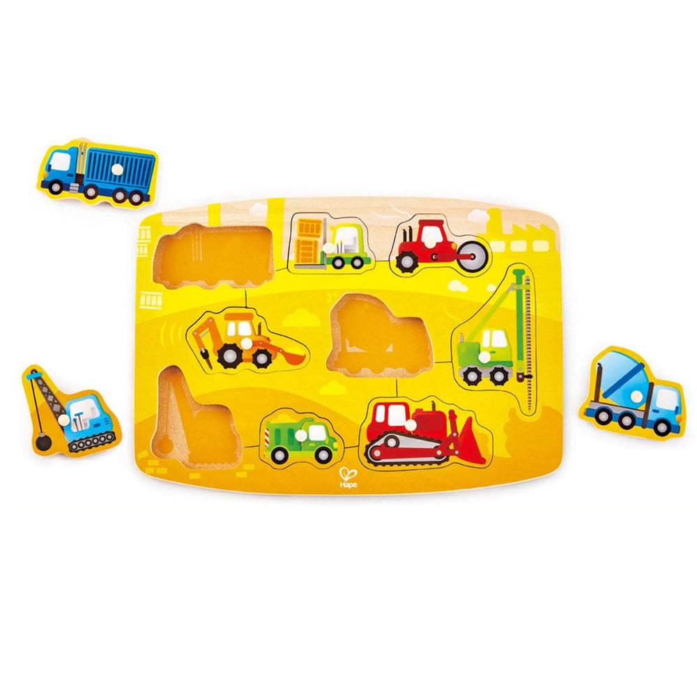 Construction Peg Puzzle Hape Lil Tulips