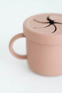 Coral Silicone Snack Cup The Saturday Baby Baby & Toddler Lil Tulips