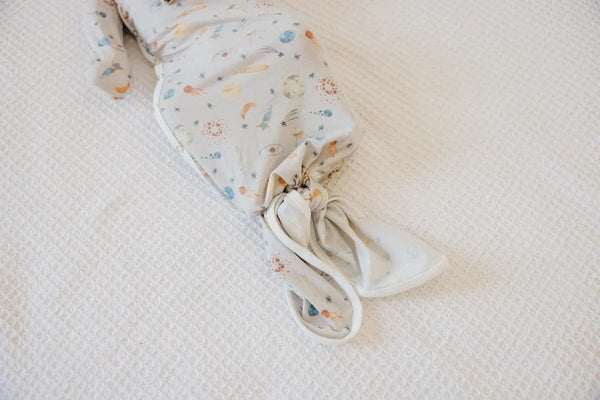 Cosmos Newborn Knotted Gown Copper Pearl Lil Tulips