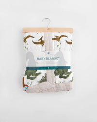 Cotton Muslin Baby Blanket - Dino Friends Little Unicorn Lil Tulips