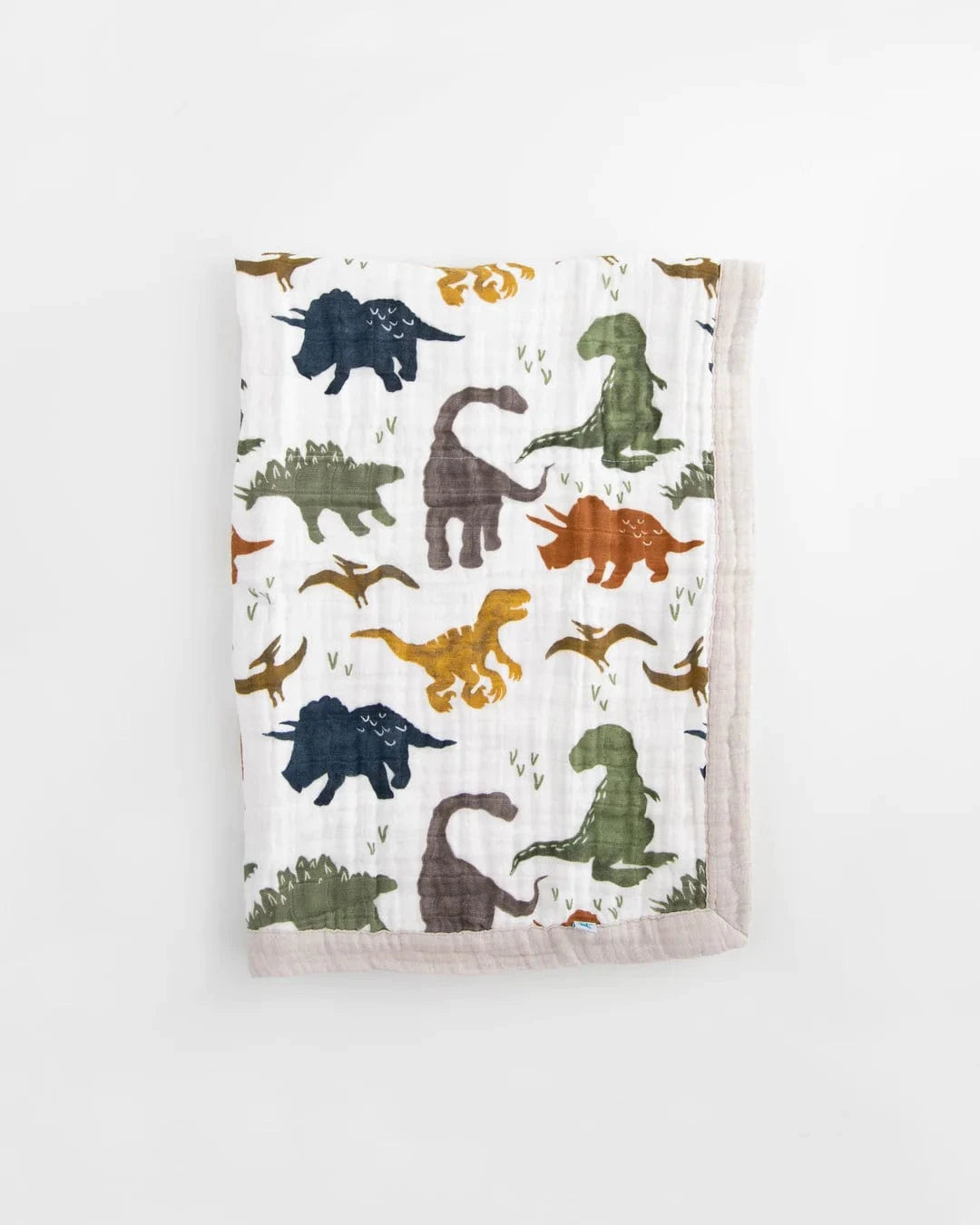 Cotton Muslin Baby Blanket - Dino Friends Little Unicorn Lil Tulips
