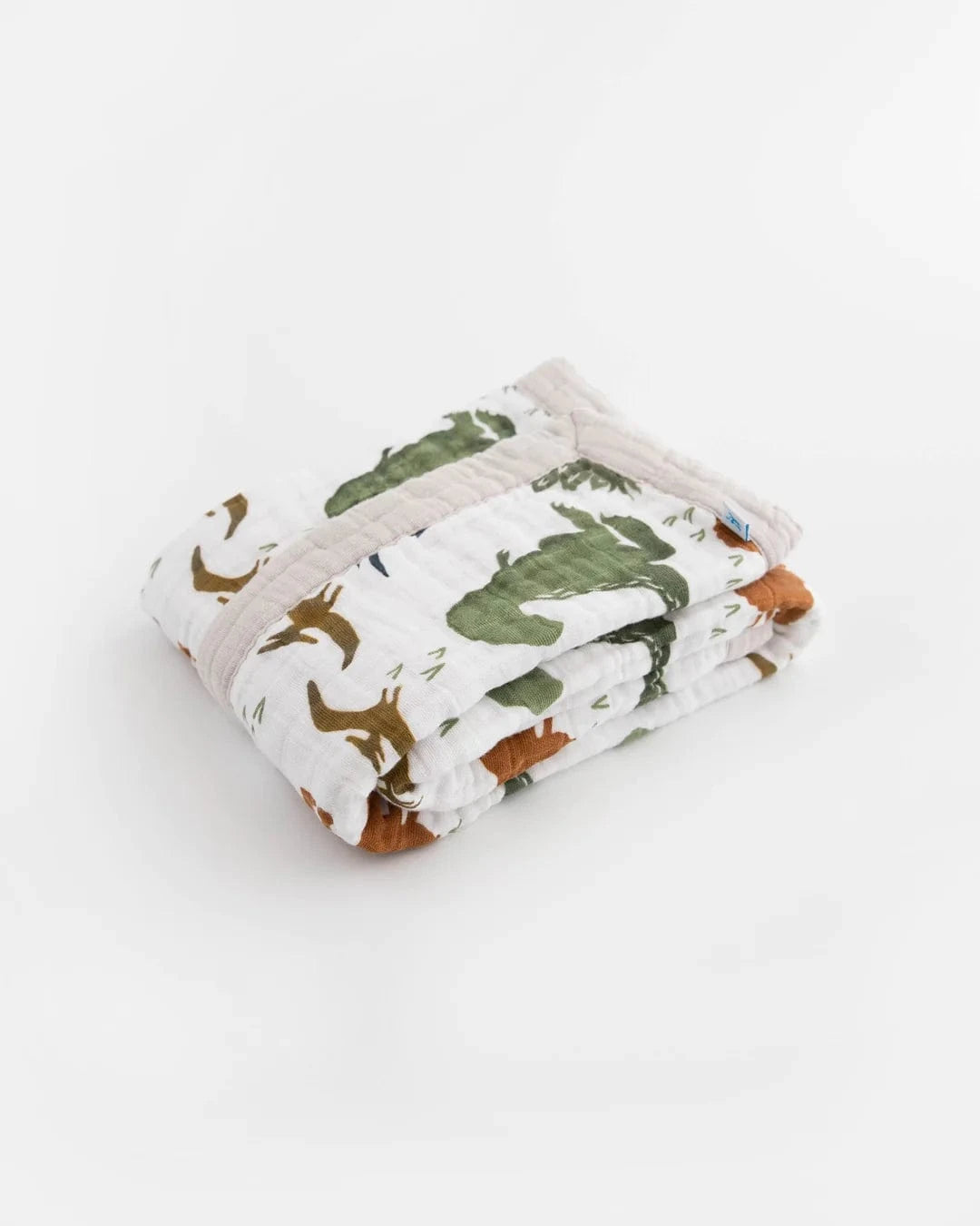 Cotton Muslin Baby Blanket - Dino Friends Little Unicorn Lil Tulips