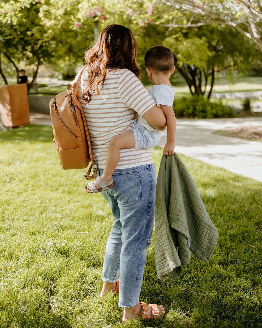 Cotton Muslin Baby Blanket - Fern Little Unicorn Lil Tulips