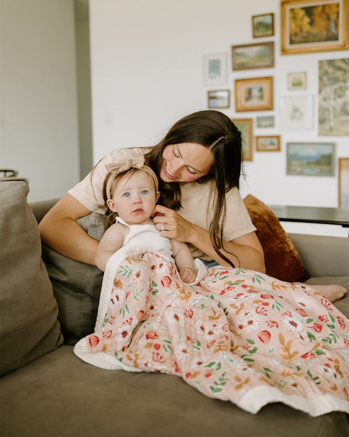 Little unicorn muslin blanket deals