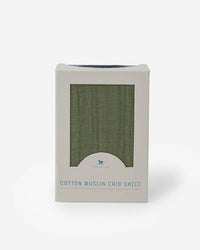 Cotton Muslin Crib Sheet - Fern Little Unicorn Lil Tulips