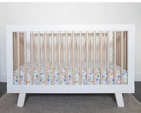 Cotton Muslin Crib Sheet - Mountain Bloom Little Unicorn Lil Tulips