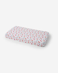 Cotton Muslin Crib Sheet - Wild Mums Little Unicorn Lil Tulips