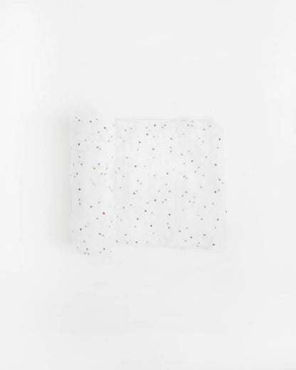 Cotton Muslin Swaddle Blanket - Dots Little Unicorn Lil Tulips