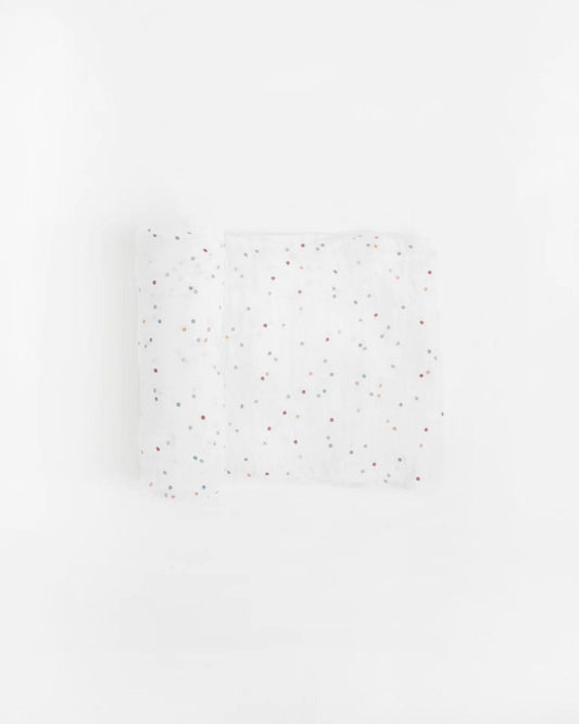 Cotton Muslin Swaddle Blanket - Dots Little Unicorn Lil Tulips