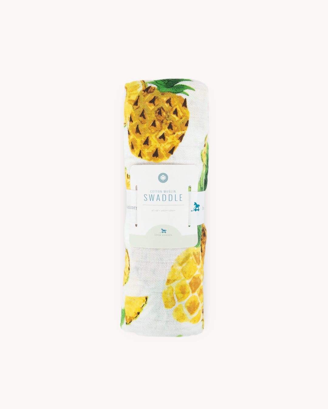 Cotton Muslin Swaddle Blanket - Fresh Pineapple Little Unicorn Lil Tulips