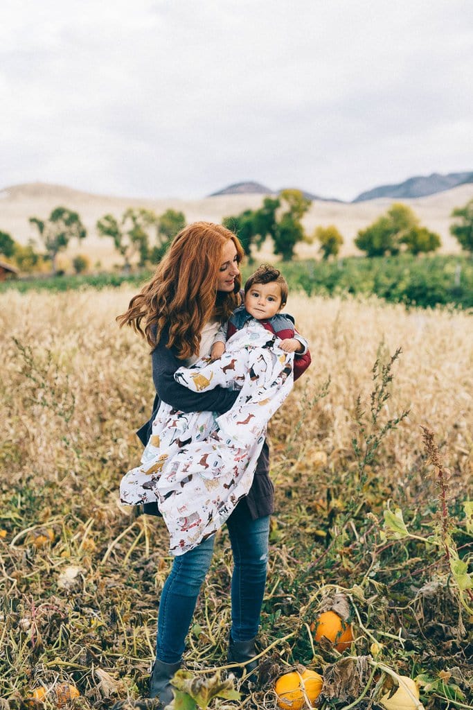 Cotton Swaddle Woof Little Unicorn Lil Tulips