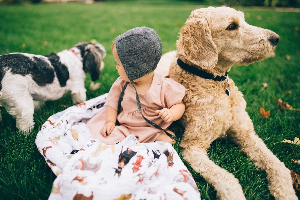 Cotton Swaddle Woof Little Unicorn Lil Tulips