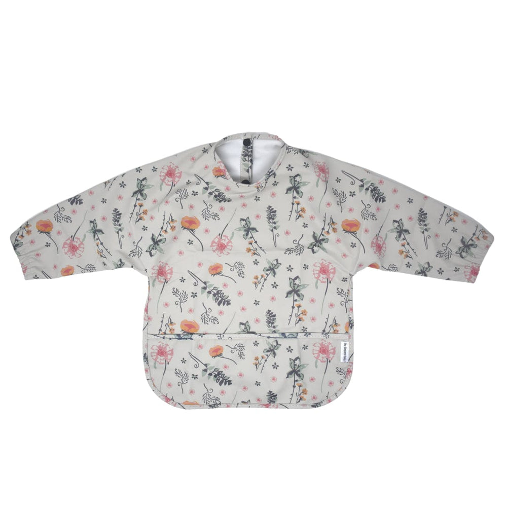 Coverall Bib - Floral The Dearest Grey Lil Tulips