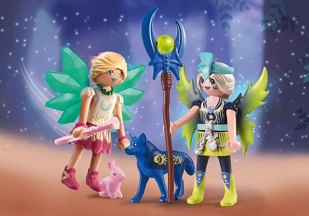 Playmobil Ayuma - Crystal et moon fairy avec animaux PLAYMOBIL