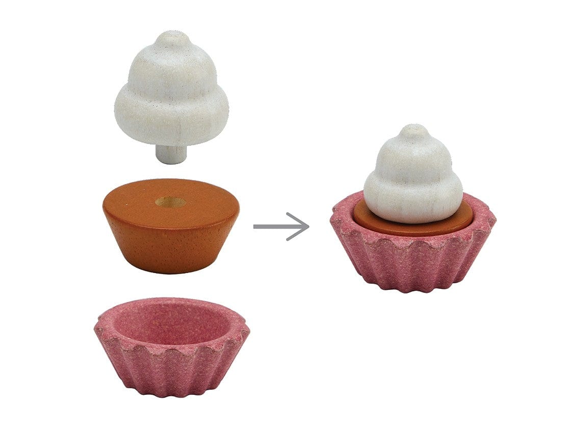Cupcake Set Plan Toys Lil Tulips