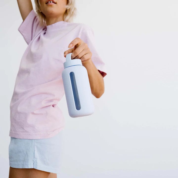 Bink - Day Bottle - 800ml (27oz) - Hydration Tracking Bottle - Glass Water  Bottle - Wide Drinking Mouth - Dishwasher Safe - Sand : : Sporting  Goods