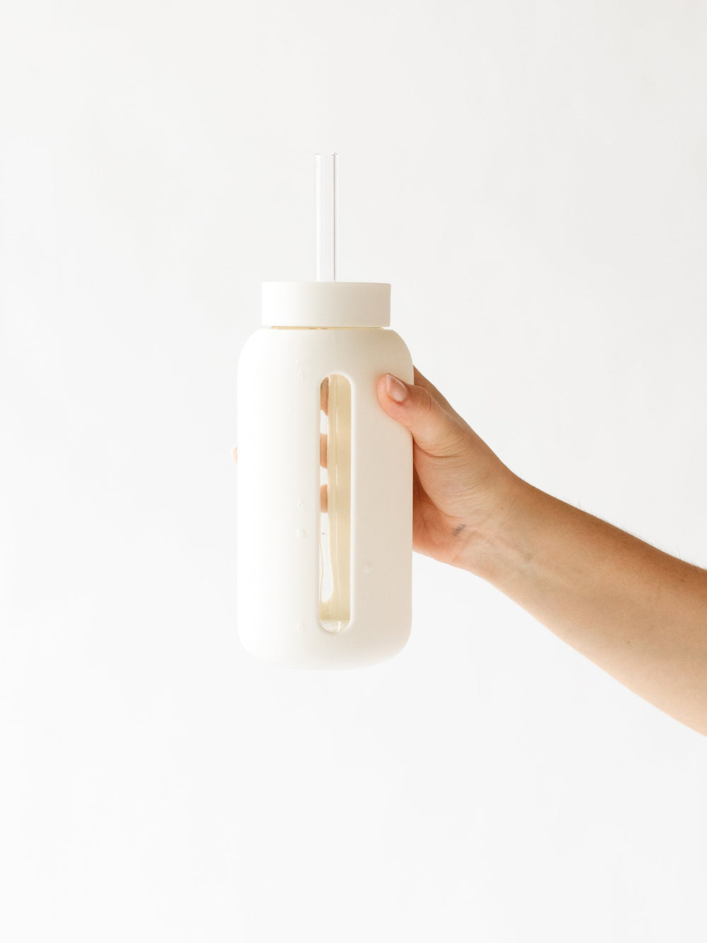 Day Bottle | The Hydration Tracking Water Bottle (27oz) - White bink Water Bottles Lil Tulips