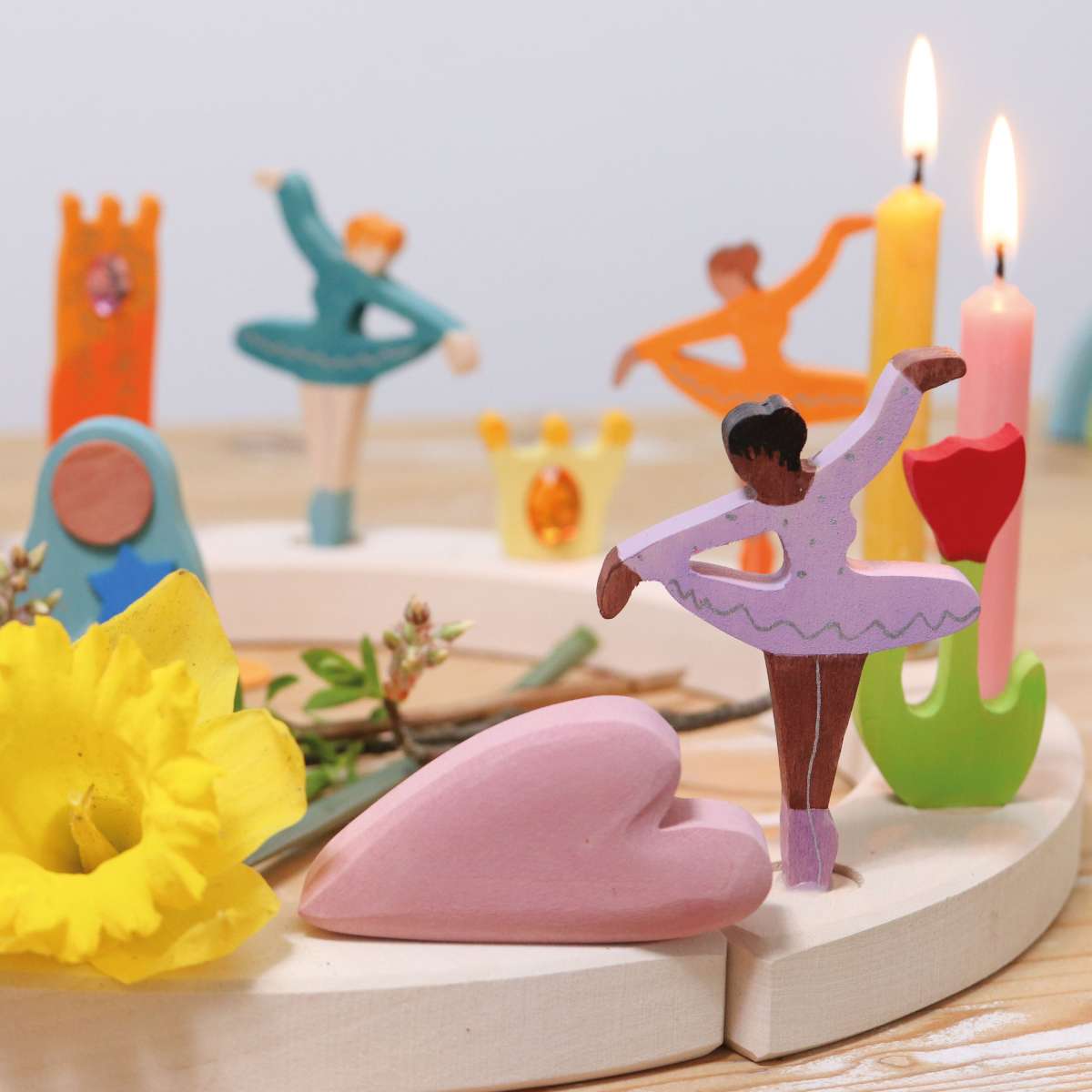Decorative Figure Ballerina Lilac Grimm's Lil Tulips