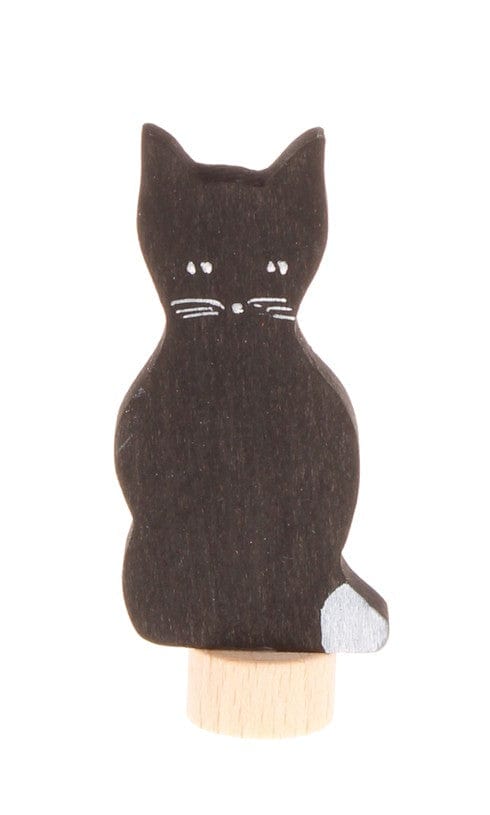 Decorative Figure Black Cat Grimm's Lil Tulips