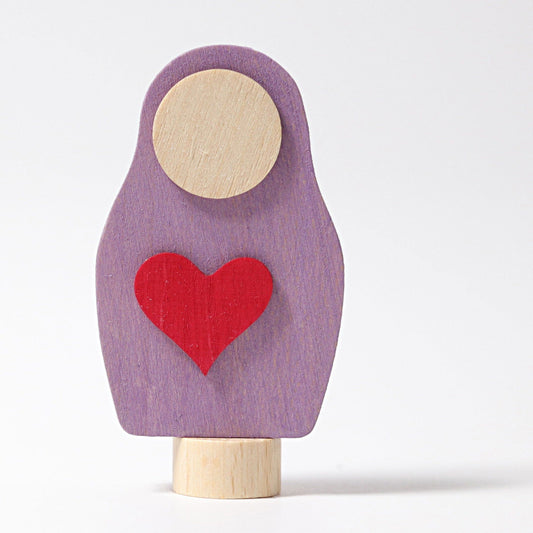 Decorative Figure Heart-Matryoshka Grimm's Lil Tulips