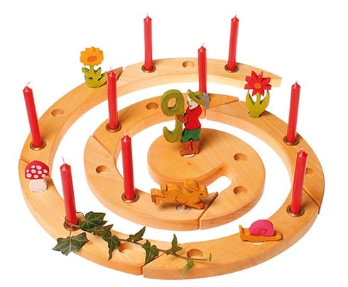 Decorative Figure Pink Snail Grimm's Lil Tulips