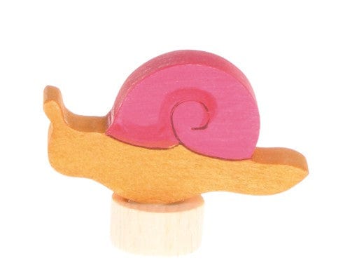 Decorative Figure Pink Snail Grimm's Lil Tulips