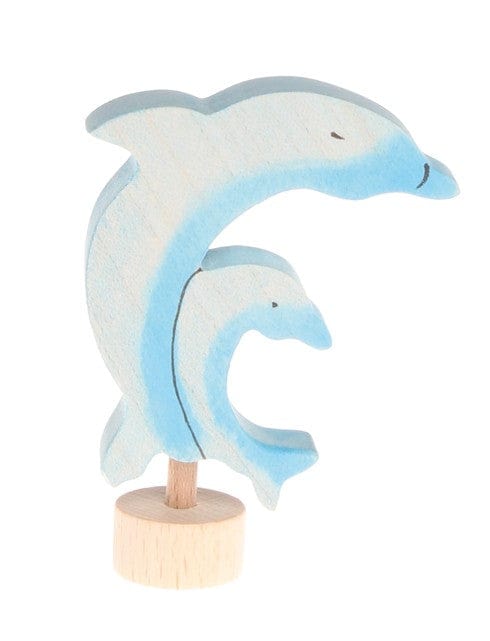 Decorative Figure Two Dolphins Grimm's Lil Tulips