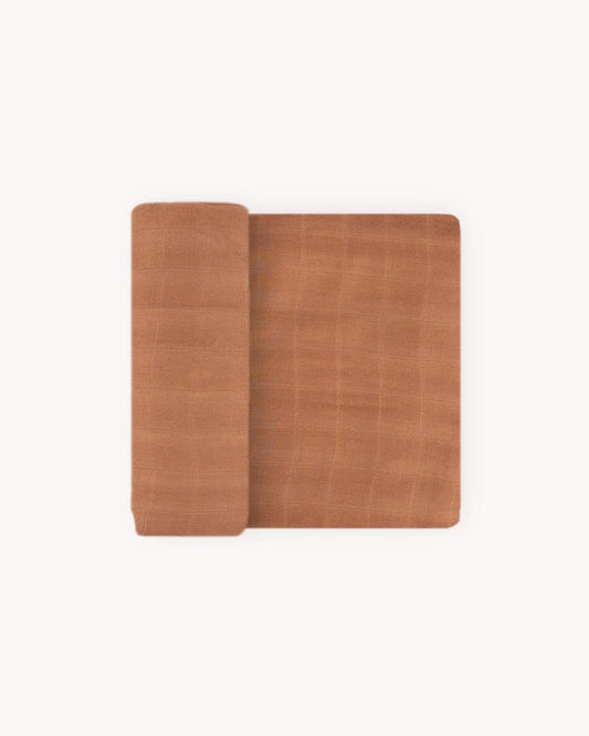 Deluxe Muslin Swaddle Blanket - Caramel Little Unicorn Lil Tulips