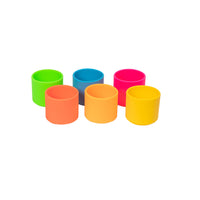 dëna 6 Neon Stacking Cups Dena Pacifiers & Teethers Lil Tulips