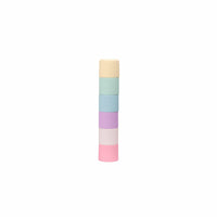 dëna 6 Pastel Stacking Cups Dena Pacifiers & Teethers Lil Tulips
