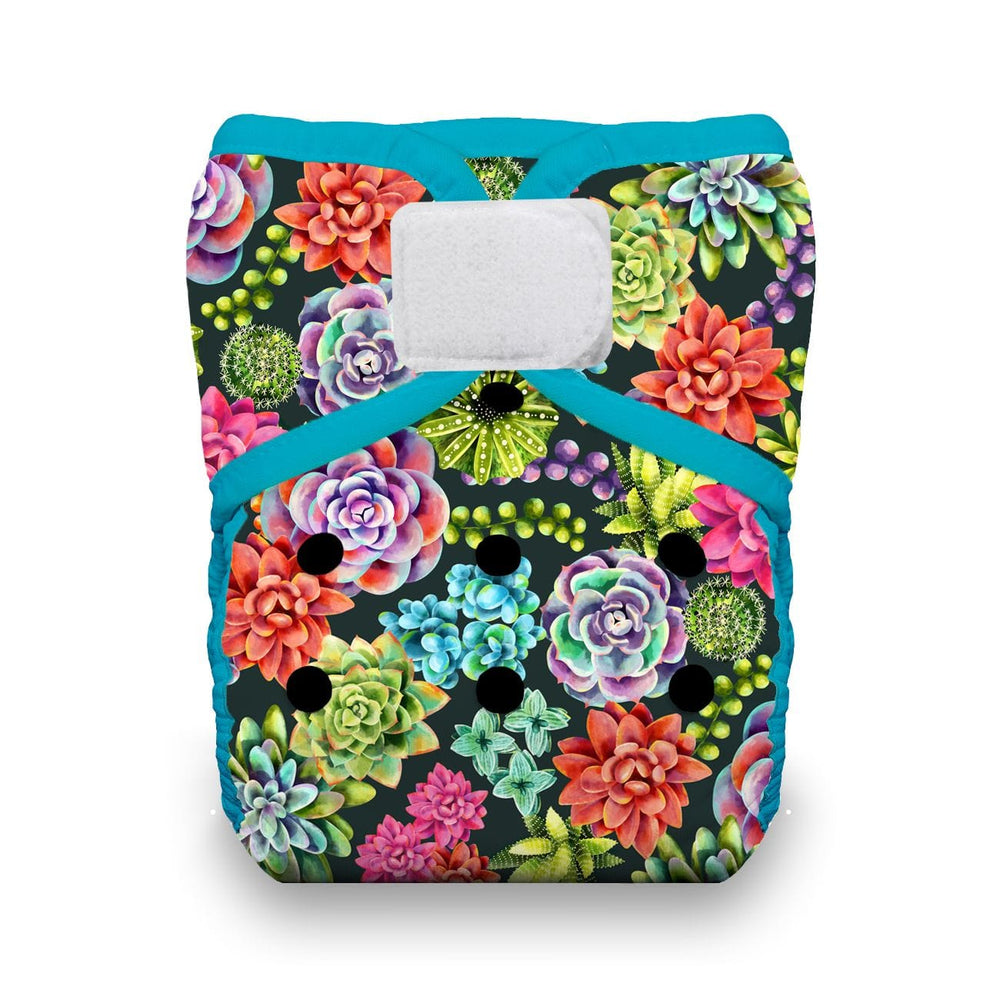 Desert Bloom Natural One Size Pocket HOOK & LOOP Diaper Thirsties Lil Tulips