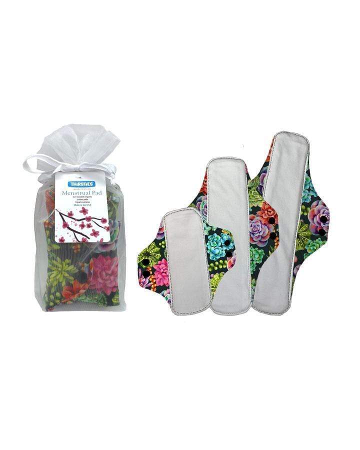 Desert Bloom Sampler 3 Pack - Organic Cotton Menstrual Pad Thirsties Lil Tulips