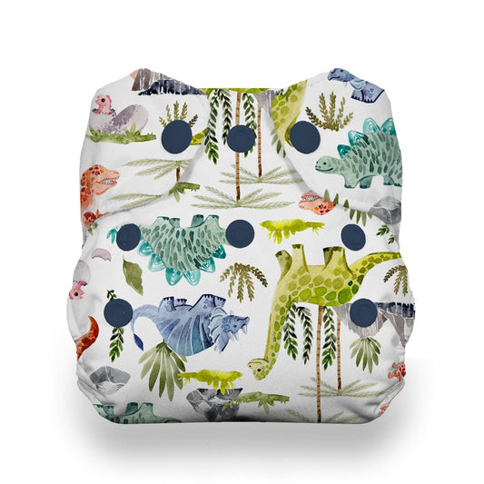 Dino-Rawr Newborn All in One Diaper Thirsties Diapers Lil Tulips