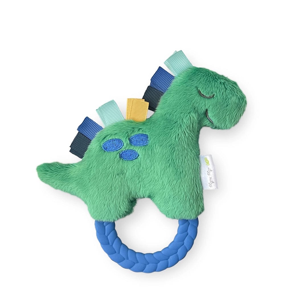Dino Ritzy Rattle Pal™ Plush Rattle Pal with Teether Itzy Ritzy Pacifiers & Teethers Lil Tulips