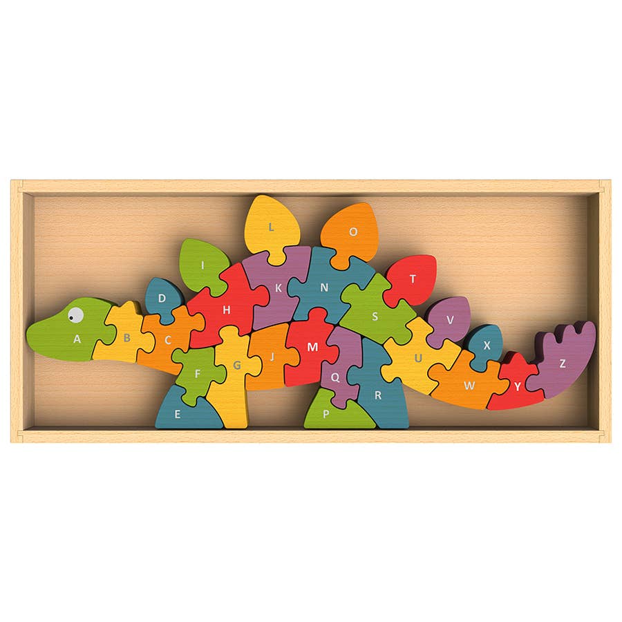Dinosaur A to Z Puzzle BeginAgain Toys Lil Tulips