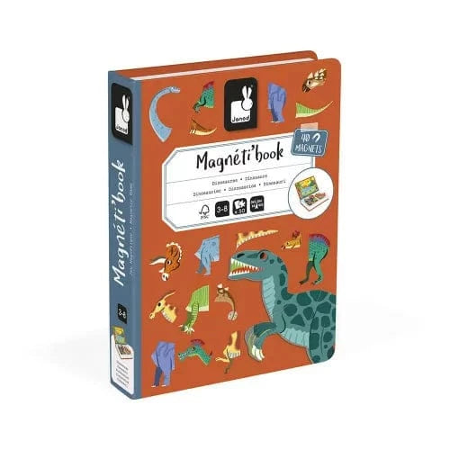 Dinosaurs Magneti’Book Janod Magnet Toys Lil Tulips