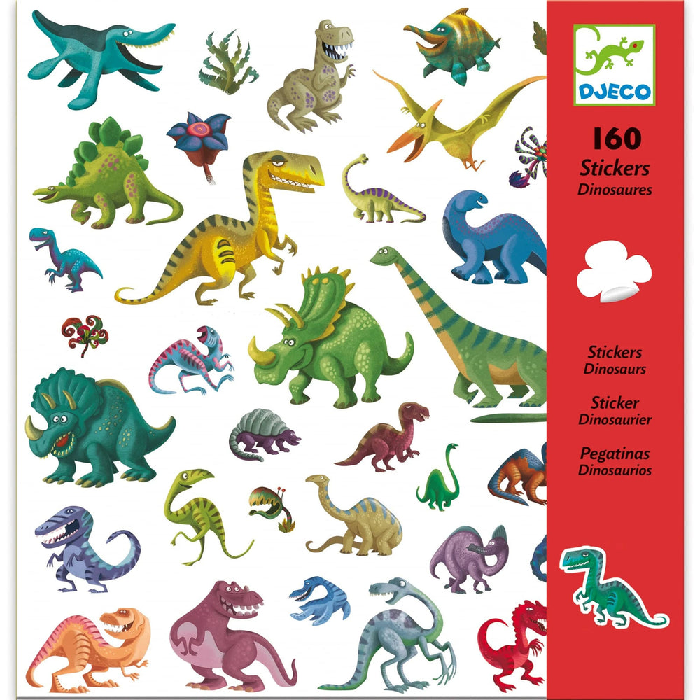 Dinosaurs Sticker Sheets Djeco Lil Tulips