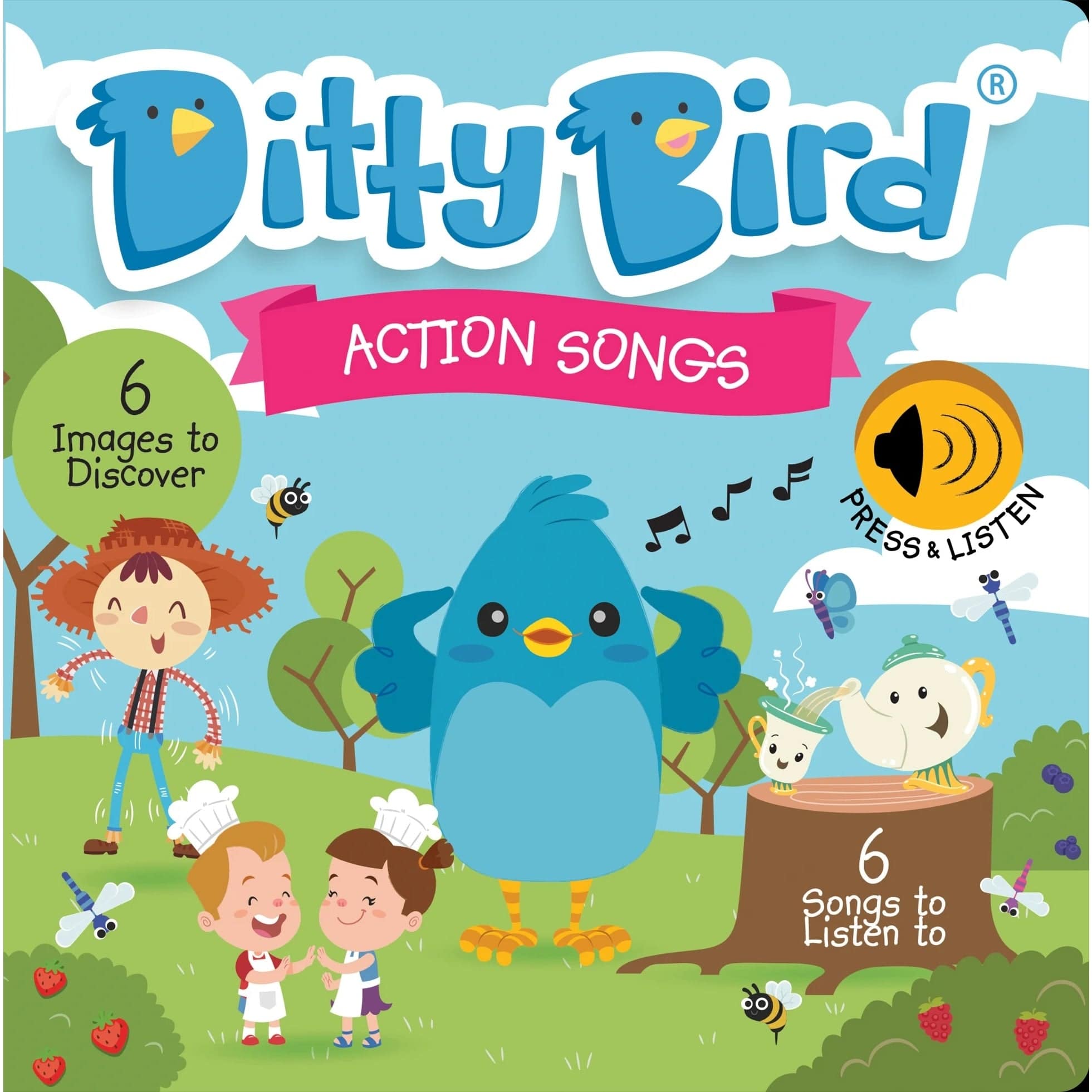 Ditty Bird Baby Sound Book: Action Songs Ditty Bird Book Lil Tulips