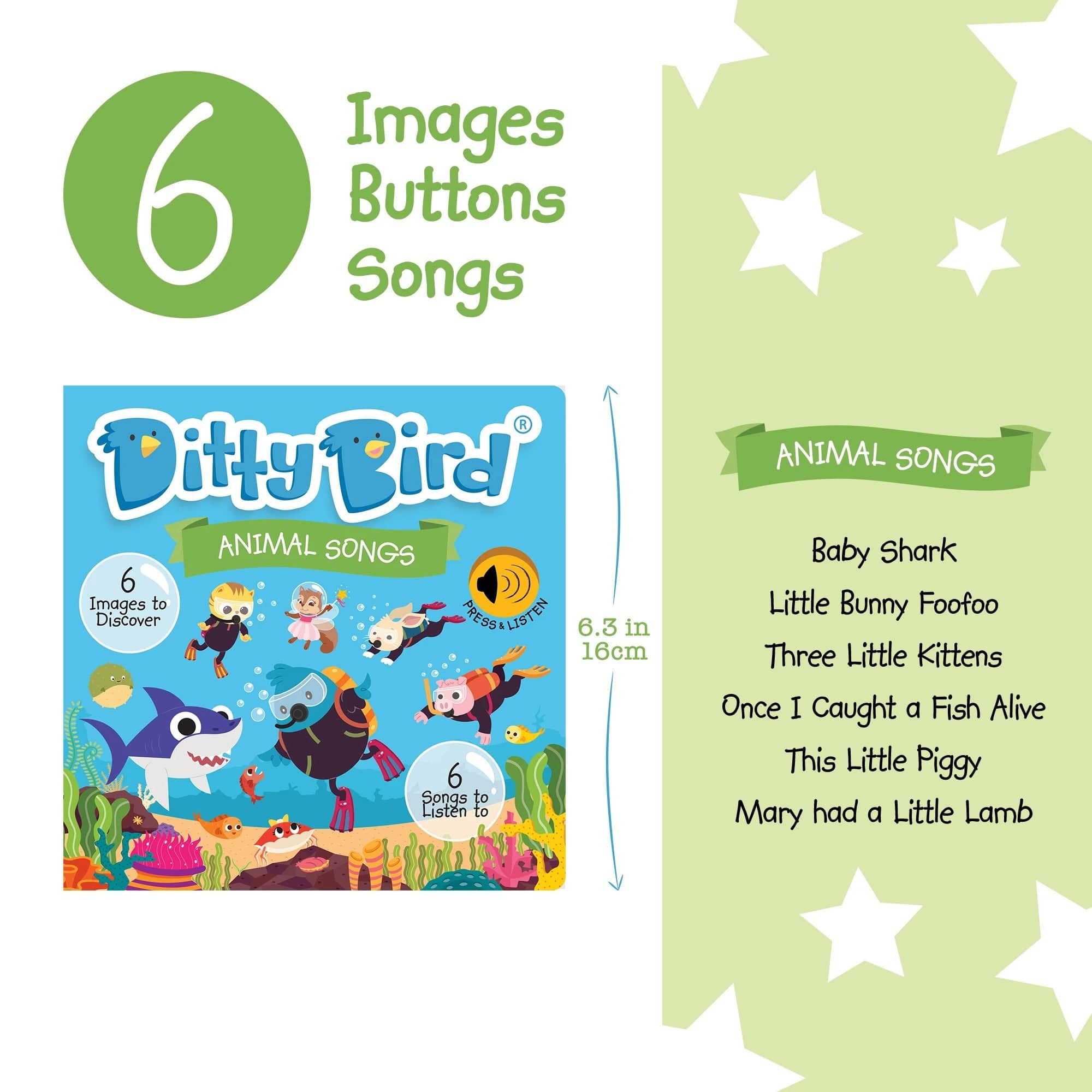 Ditty Bird Baby Sound Book: Animal Songs Ditty Bird Book Lil Tulips