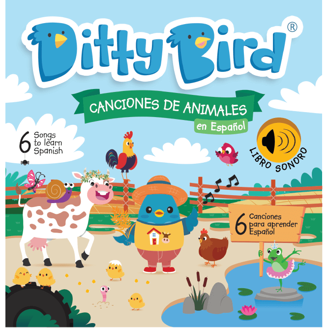 Ditty Bird Baby Sound Book: Canciones de Animales en Español Ditty Bird Book Lil Tulips