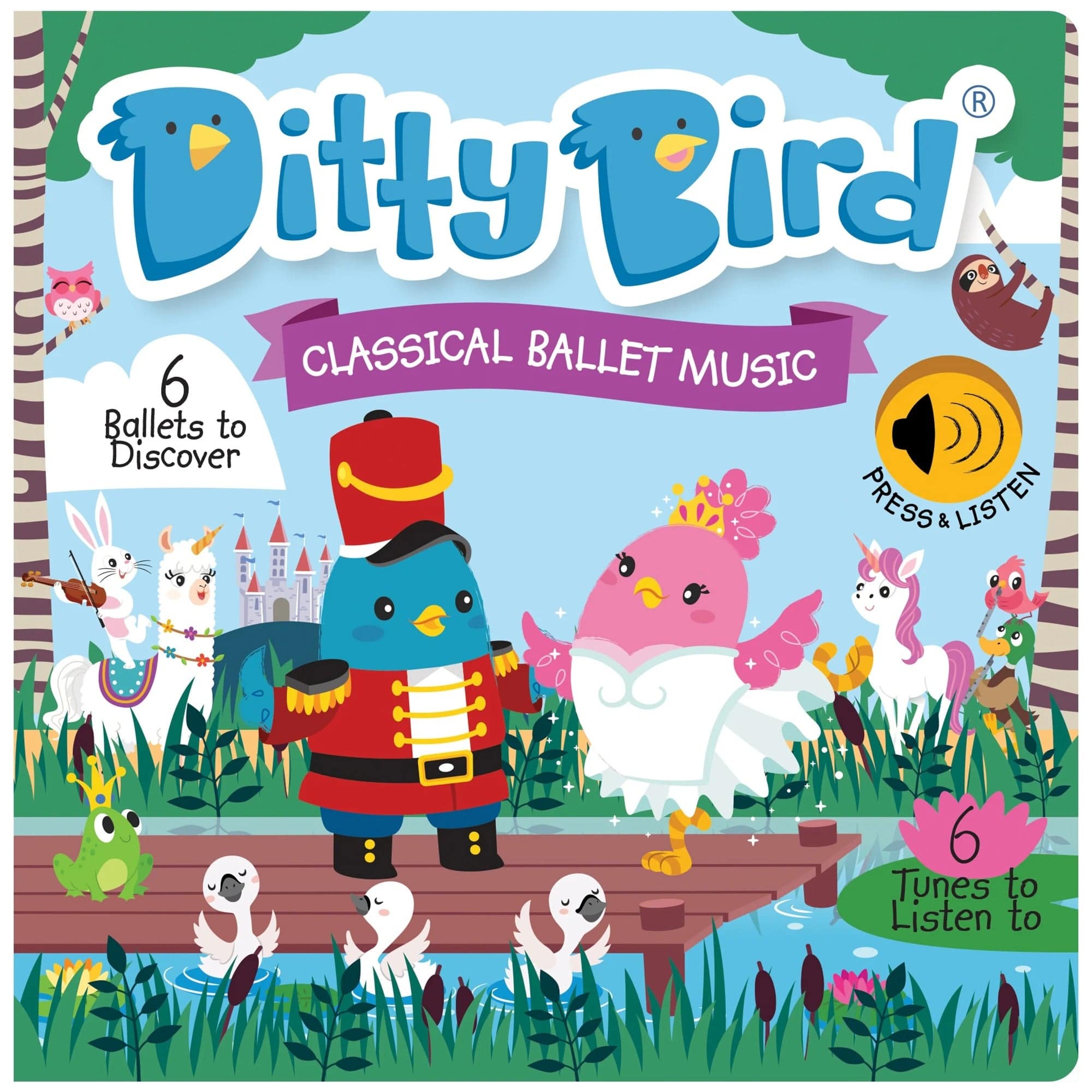 Ditty Bird Baby Sound Book: Classical Ballet Music Ditty Bird Book Lil Tulips
