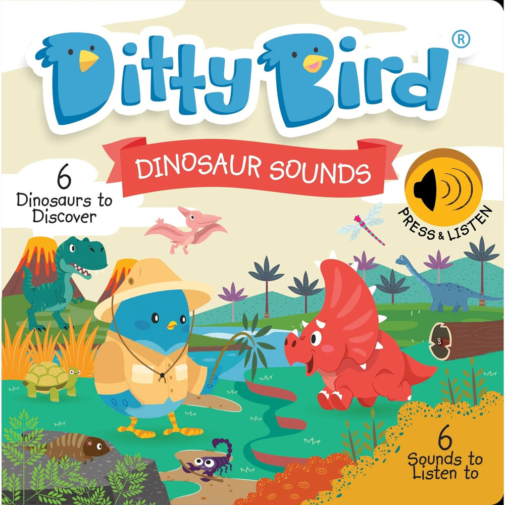 Ditty Bird Baby Sound Book: Dinosaur Sounds Ditty Bird Book Lil Tulips