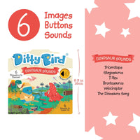 Ditty Bird Baby Sound Book: Dinosaur Sounds Ditty Bird Book Lil Tulips