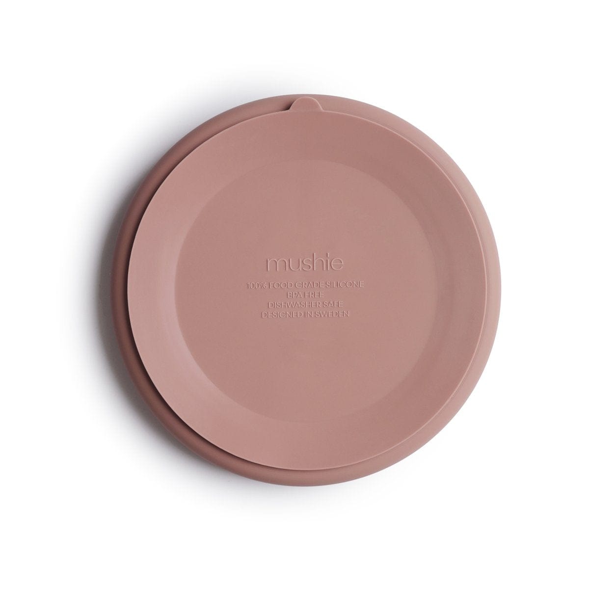 Divided Silicone Suction Plate (Blush) Mushie Lil Tulips